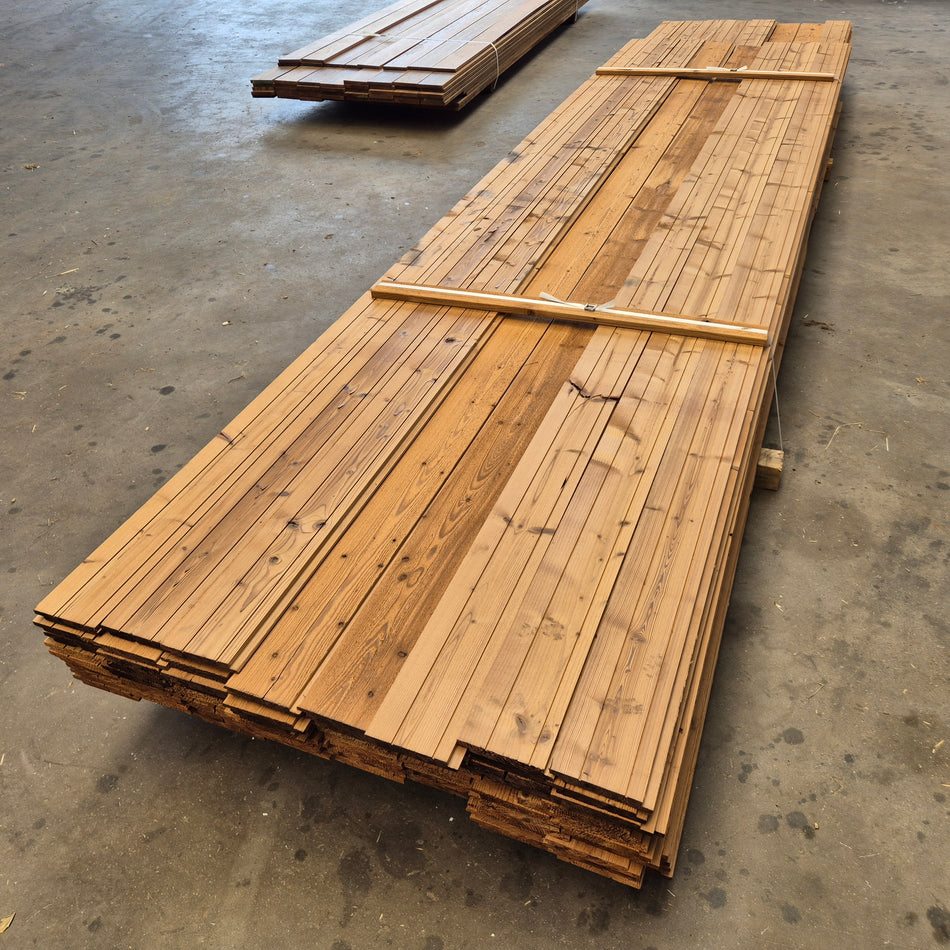 Thermo vuren channelsiding Geborsteld Halfhouts 4200-4500-4800-5100x140-130x19mm