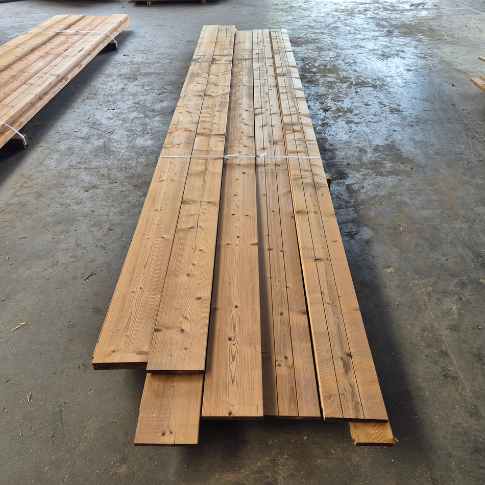 Thermo Vuren Geborstelde Planken 4800x185x19mm