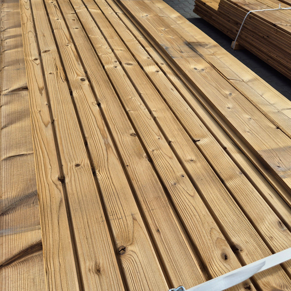 Partij Thermo Vuren Halfhouts Rabat Dubbel Rhombus Geborsteld 4800-5100-5400x140-130x20mm