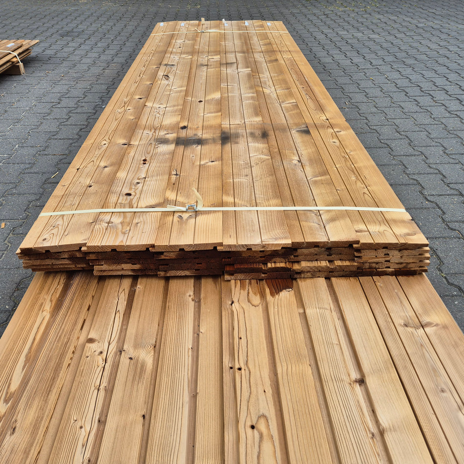 Partij Thermo Vuren Rabat dubbel rhombus 3000-4500x185-175x20mm
