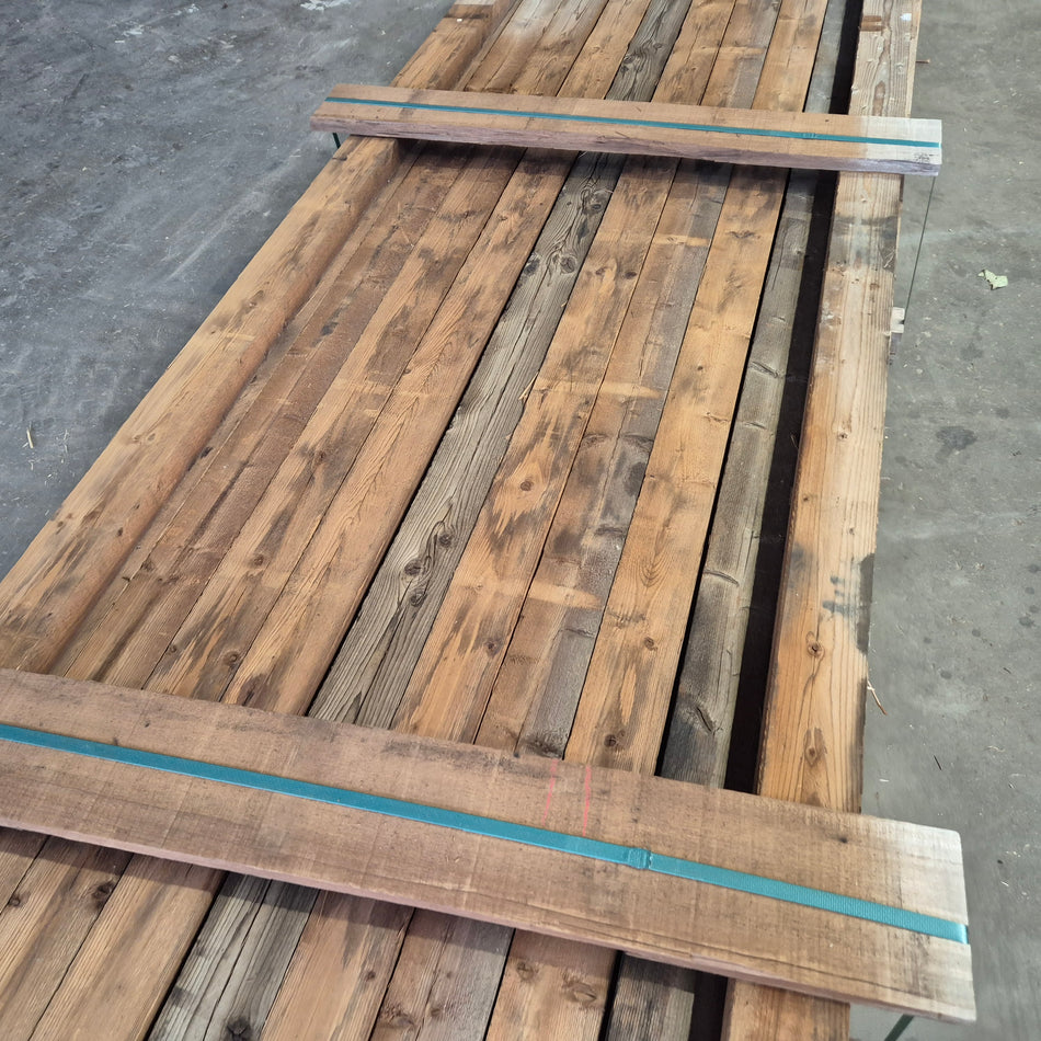 Partij Thermo Vuren Balken 5400x100x50mm