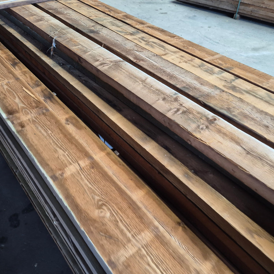 Partij Thermo Vuren Balken van 3300 tot 5100x150x50mm