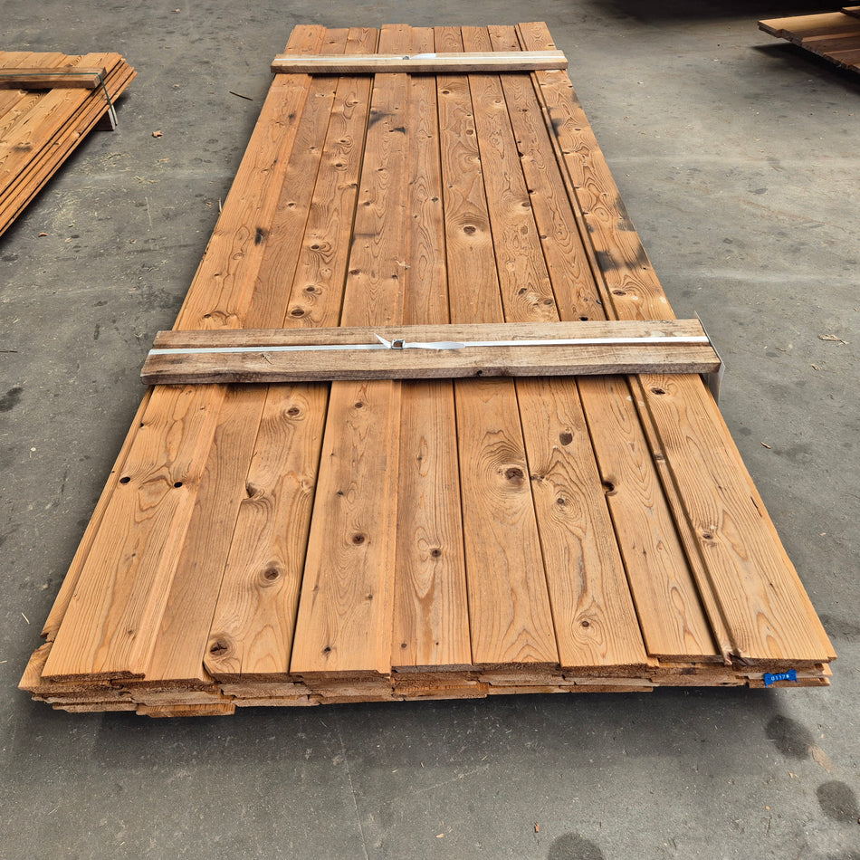Partij Thermo Vuren halfhouts Rabat planken 3300x140-130x18mm