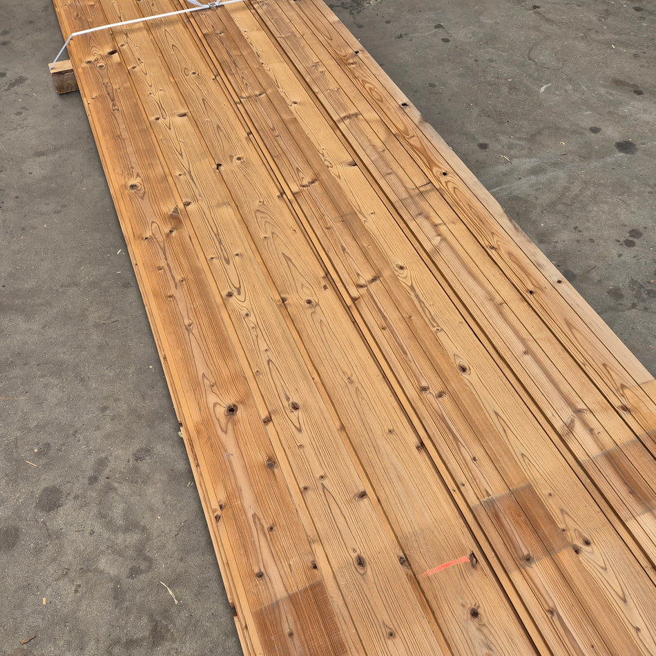 Partij Thermo Vuren Rabat planken 4500-4800-5100x140-130x19mm