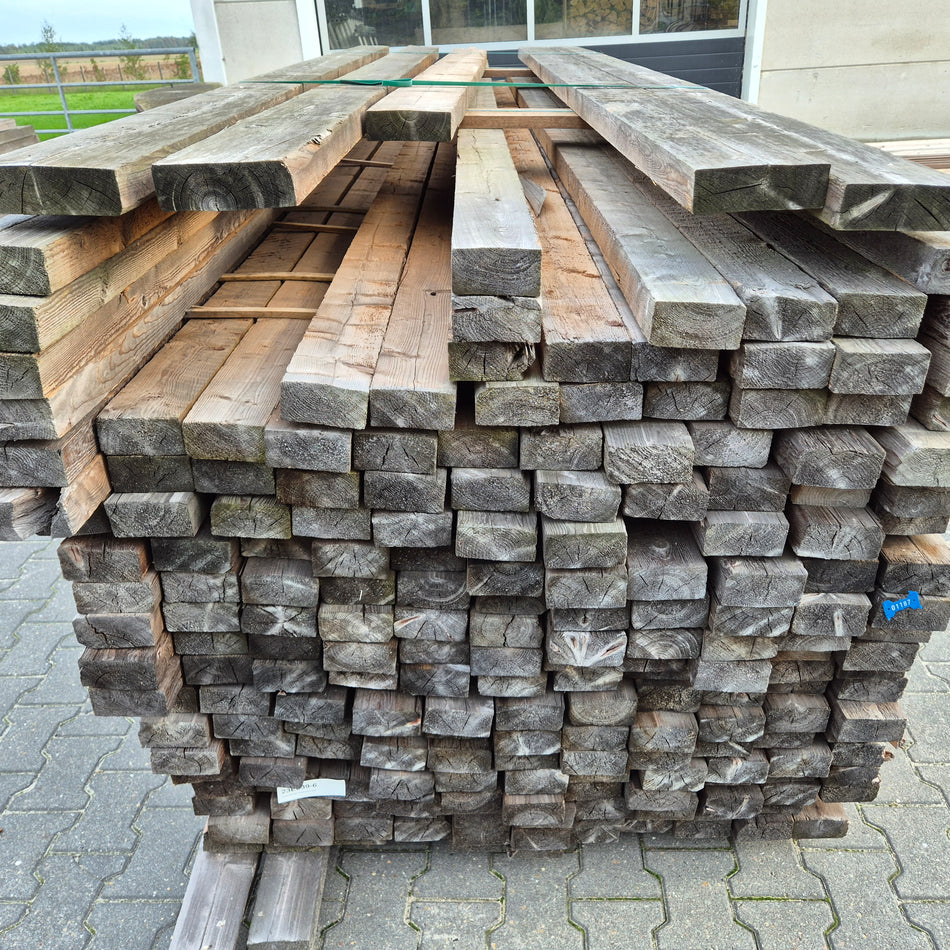 Partij Thermo Vuren Balken 4200x100x50mm