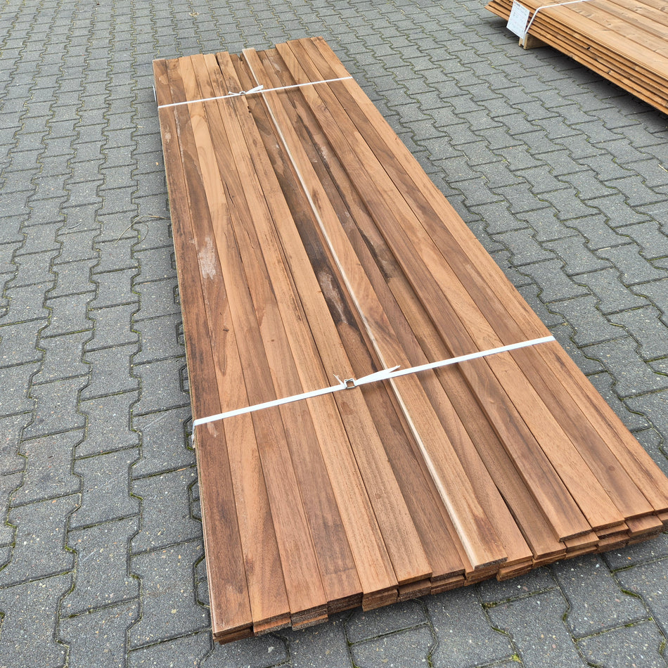 Partij Thermo Ayous Geschaafde Planken 3000x68x18mm