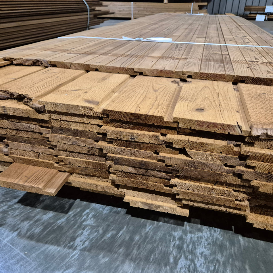 Partij Thermo Vuren halfhouts Rabat planken 3000-4200-4500x143-125x18mm