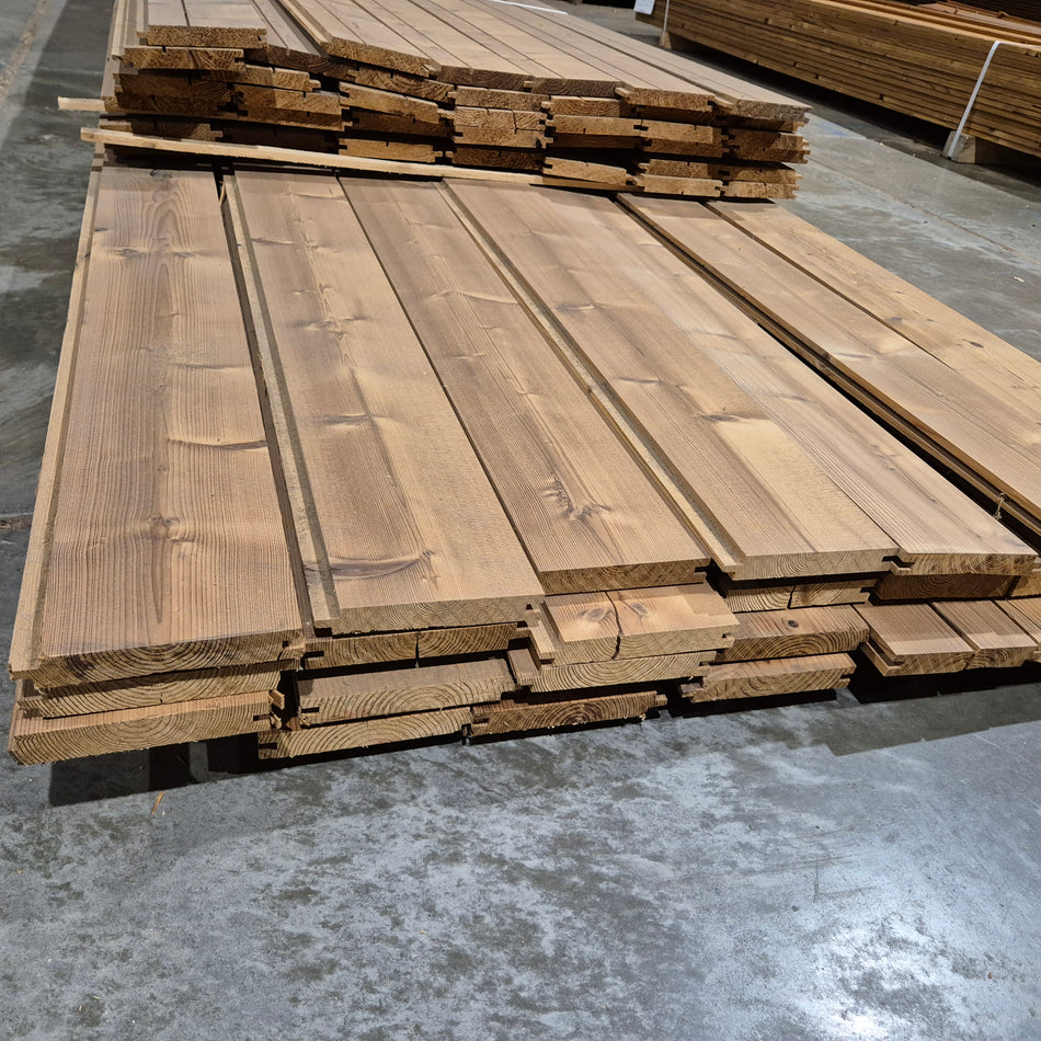 Partij Thermo vuren channelsiding 4500-5400x140-130x20mm