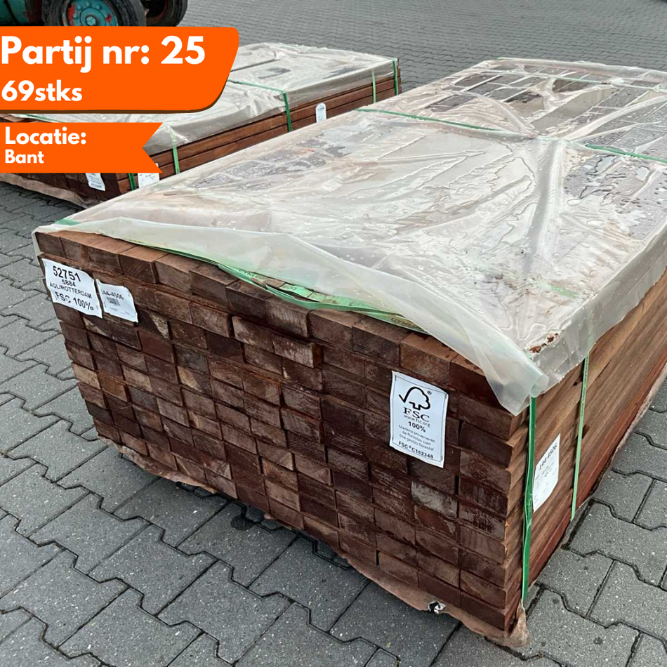 Angelim Vermelho Hardhouten Balken 2000x90x45mm