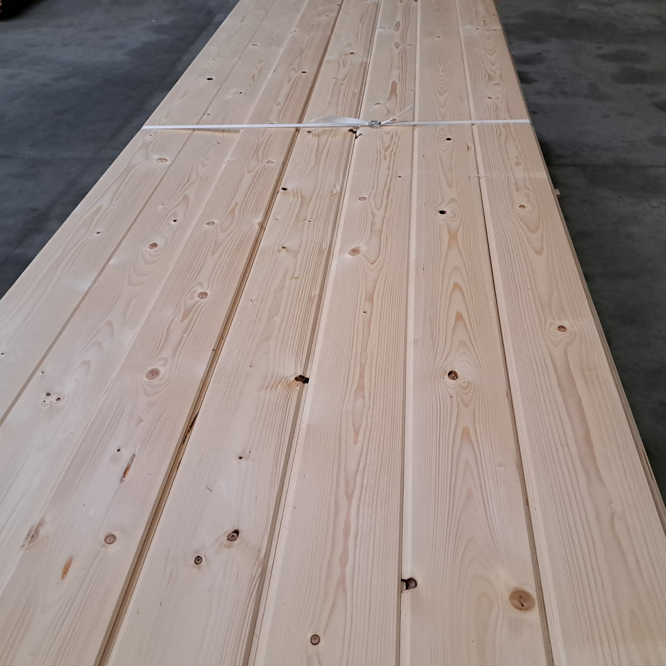 Vuren Channelsiding 2400-3000x140x15mm