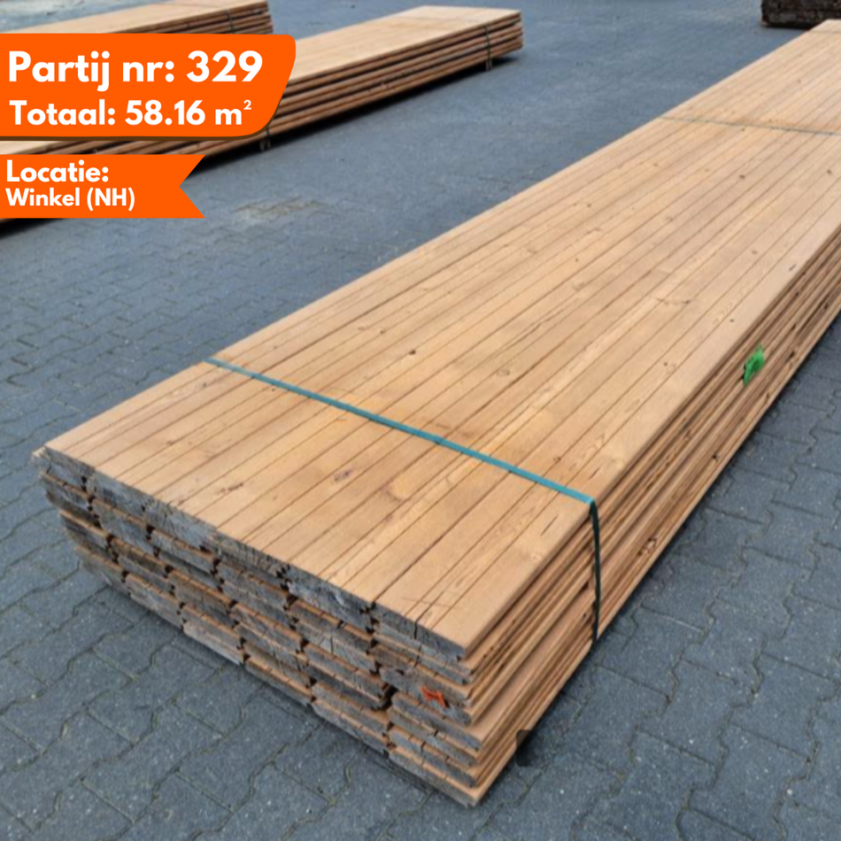 Thermo Vuren Zweeds Rabat 5400x185x15-27mm