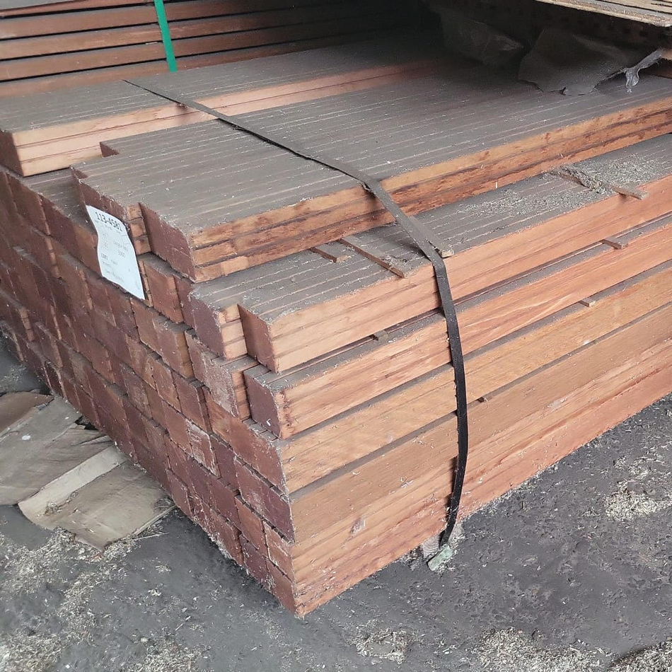 Geschaafde Kapur Paal 3000x65x65mm