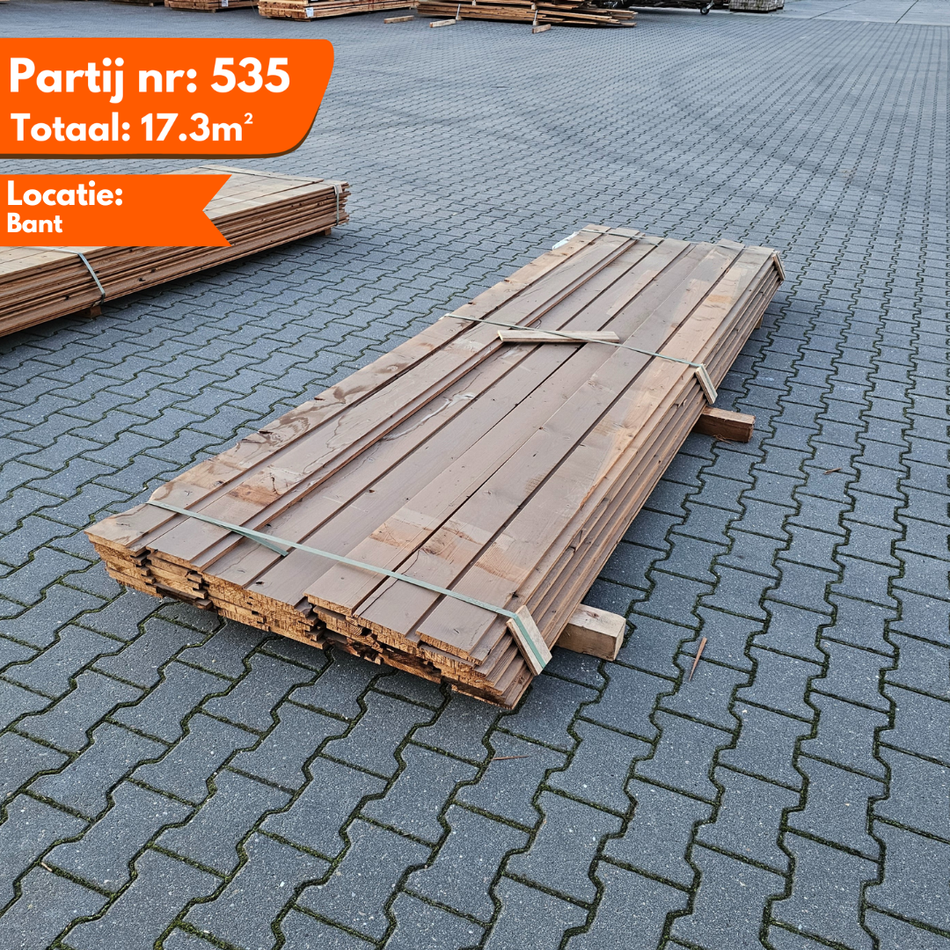 Thermo Vuren Channelsiding 3300x145x20mm