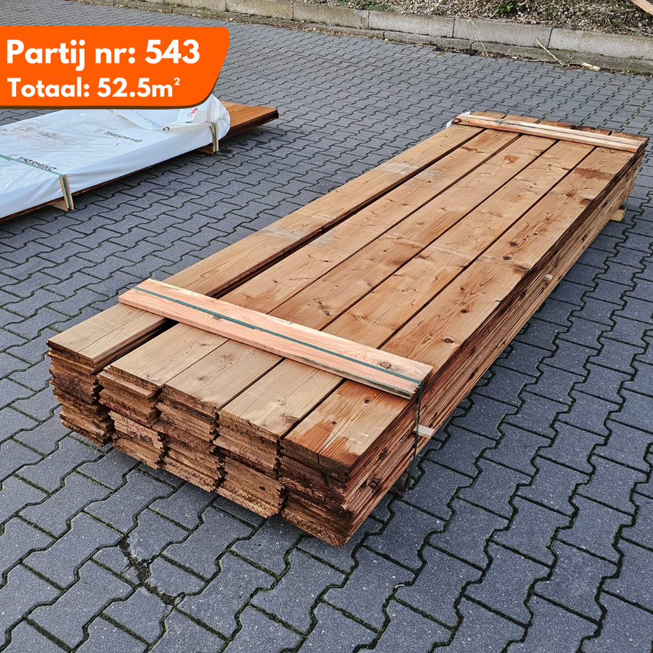 Thermo Vuren Zweeds Rabat 3000x185x8-20mm