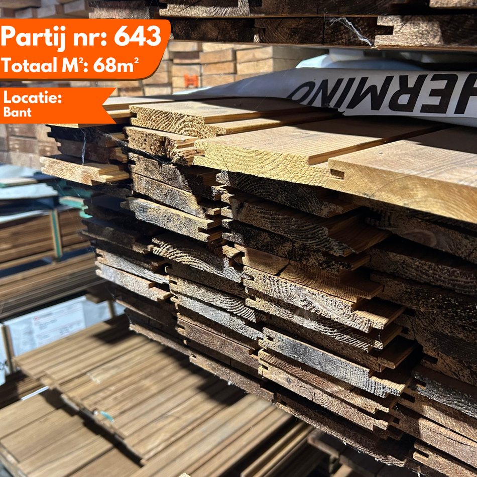 Thermo Vuren Channelsiding 6000x140x20mm