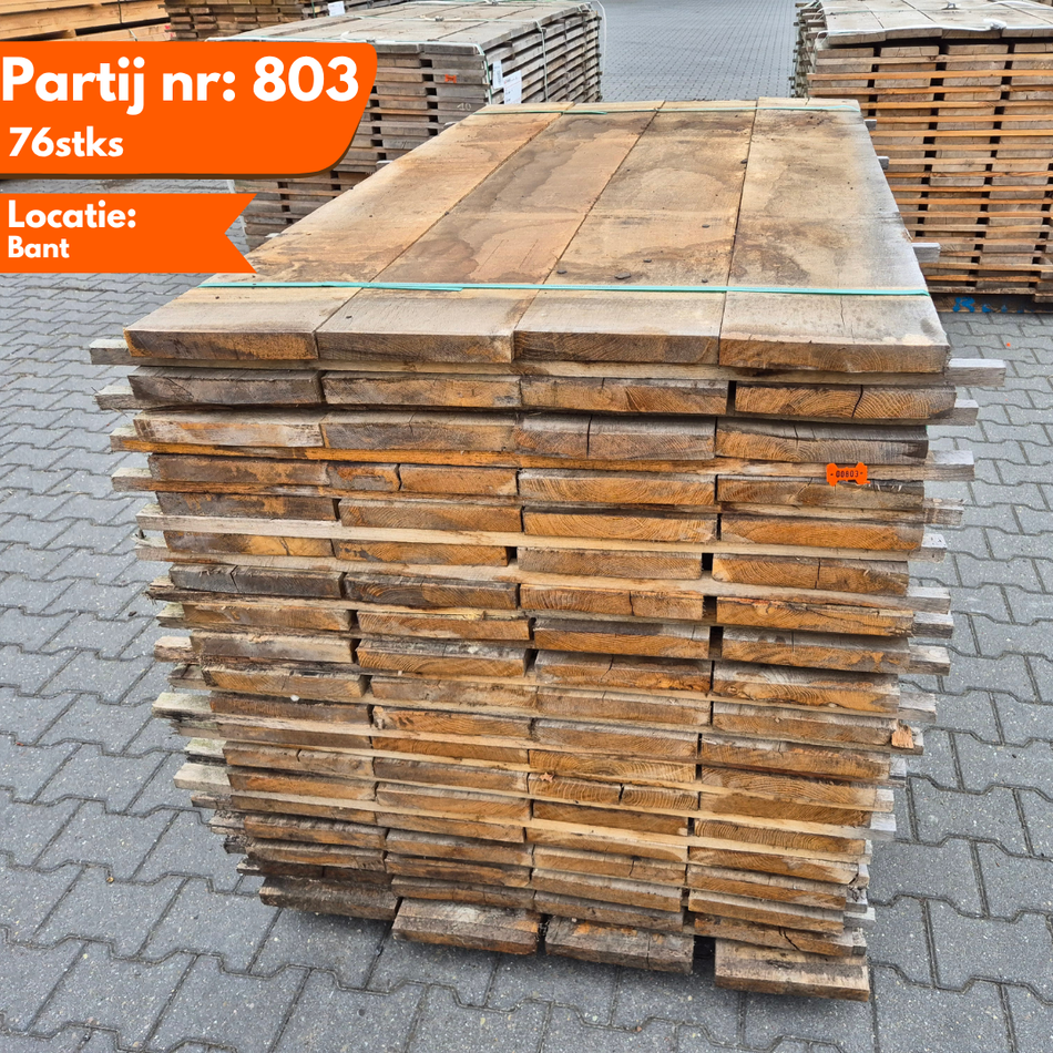 Eiken planken fijnbezaagd 1550x220x27mm