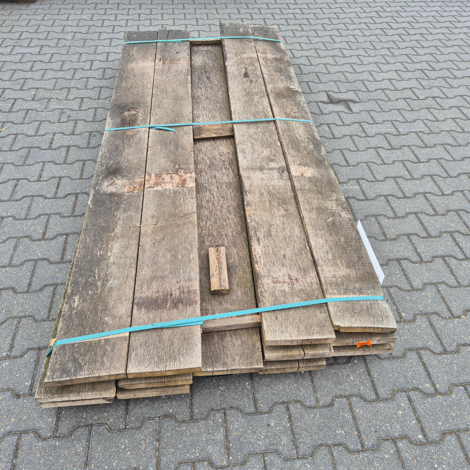 Eiken planken fijnbezaagd 2500x200x27mm