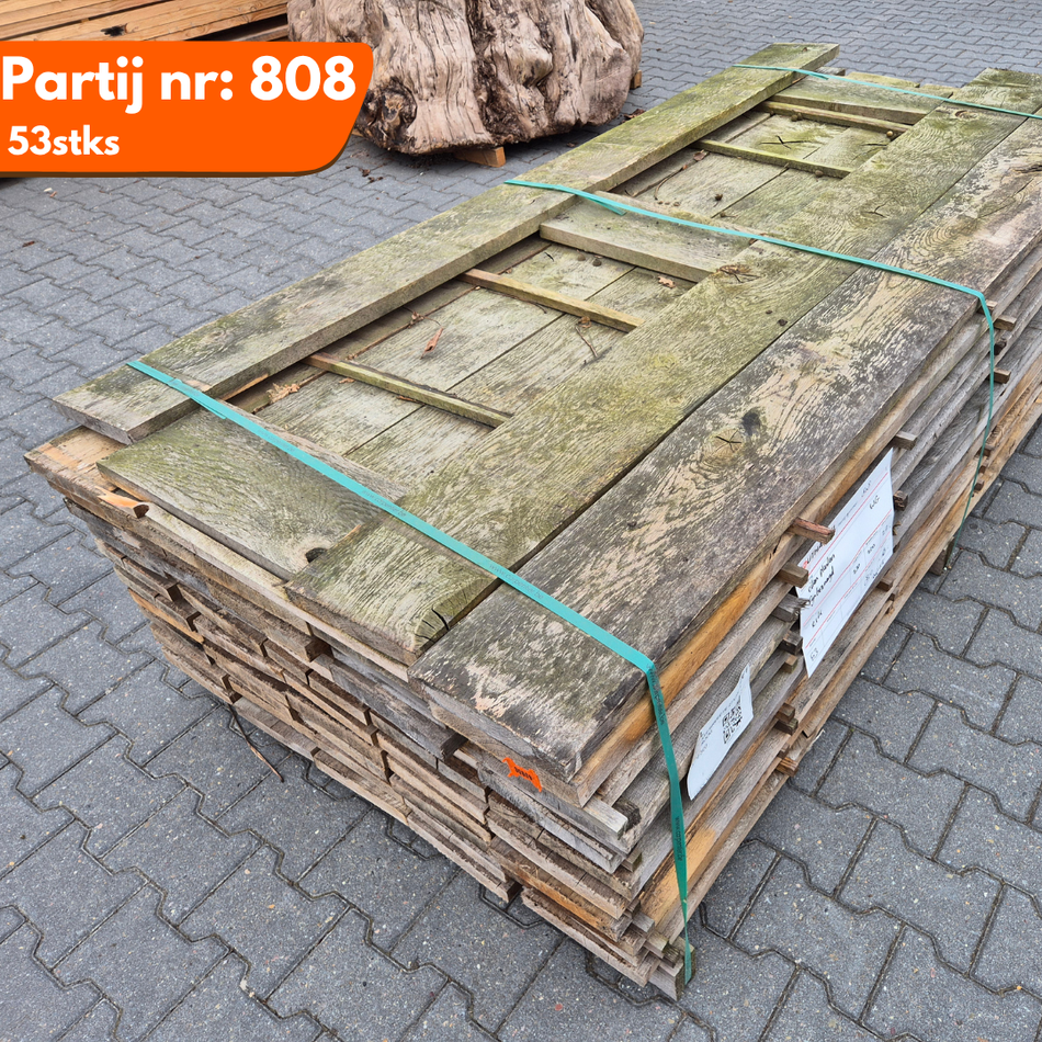 Eiken planken fijnbezaagd 2300x200x27mm