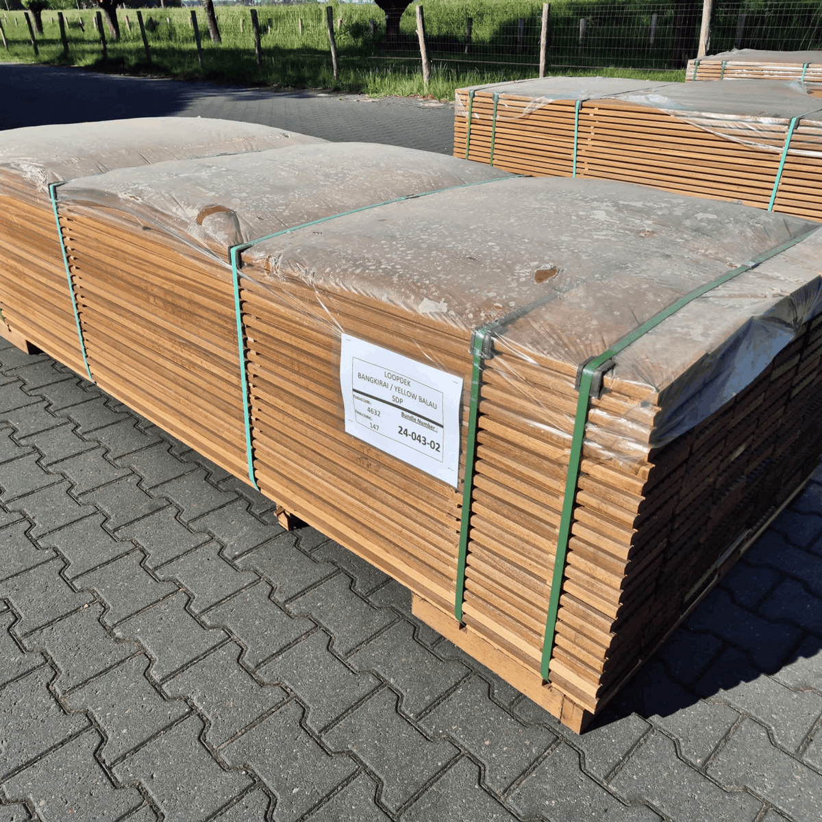Vlonderplank Bangkirai  2750x145x21mm