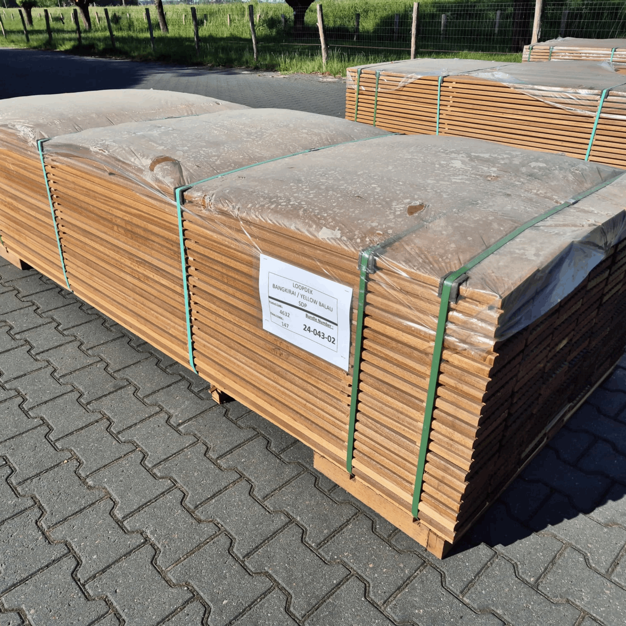 Vlonderplank Bangkirai  2750x145x21mm