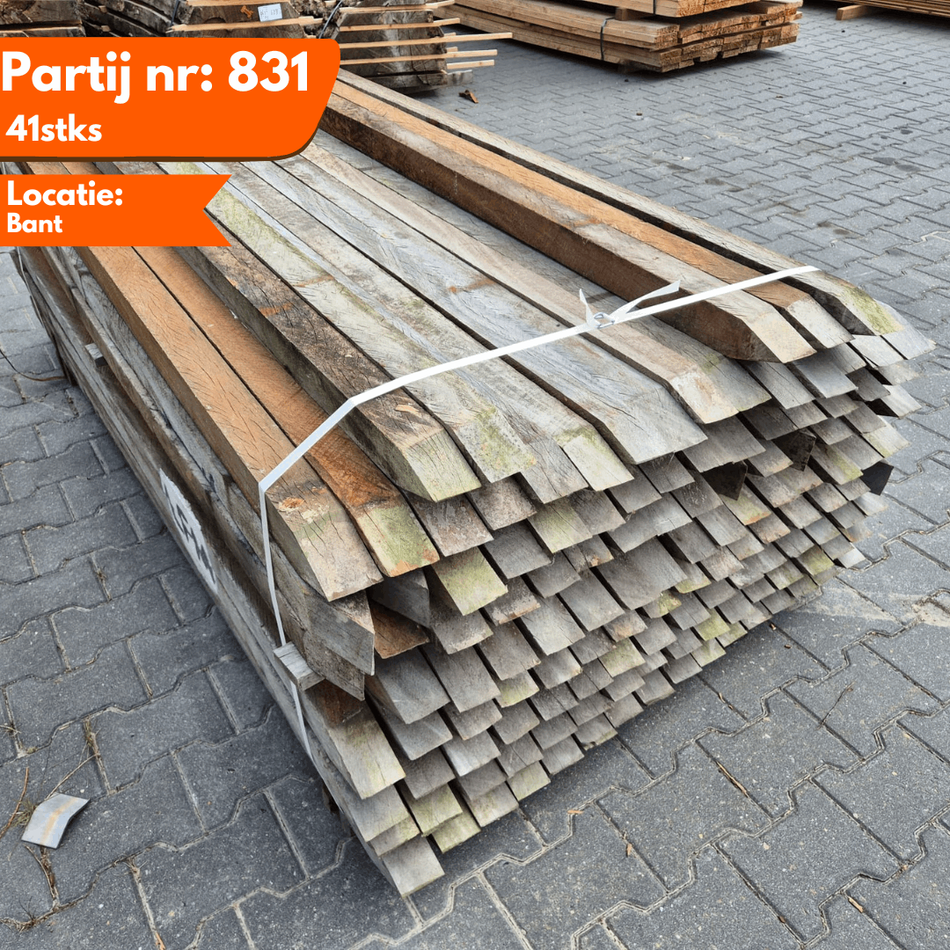 Partij Azobe Palen 2000x60x60mm