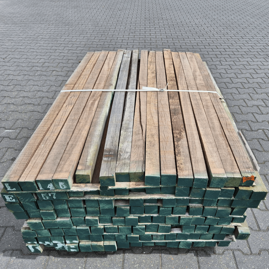 Partij Azobe Palen 1500x60x60mm