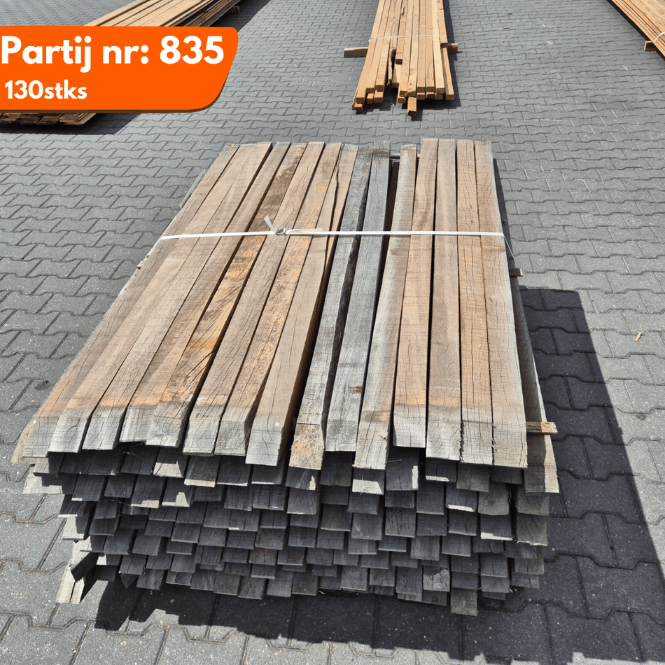 Partij Azobe Palen 1500x60x60mm
