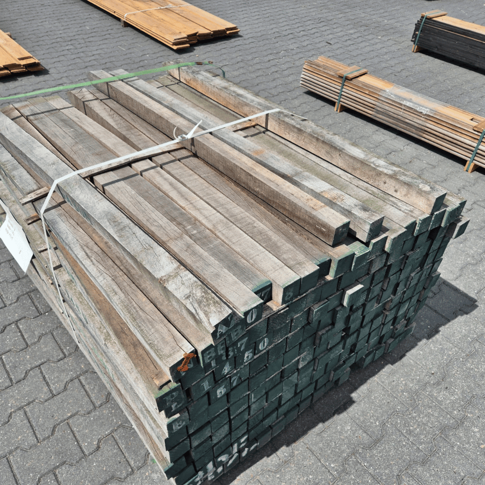 Partij Azobe Palen 1500x60x60mm