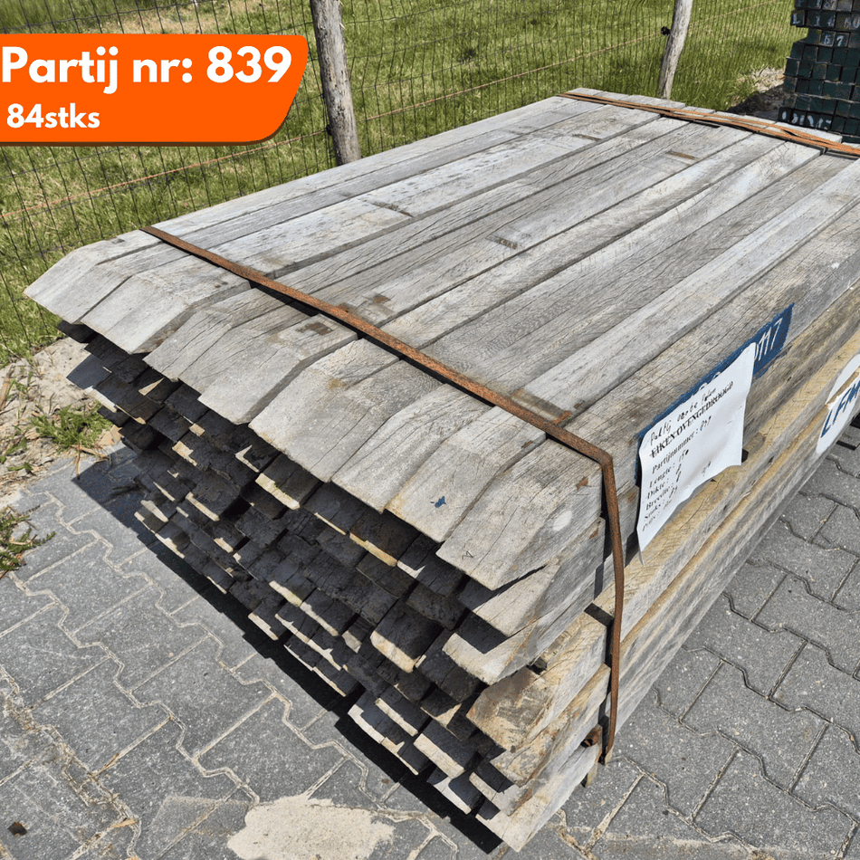 Partij Azobe Palen 1500x60x60mm