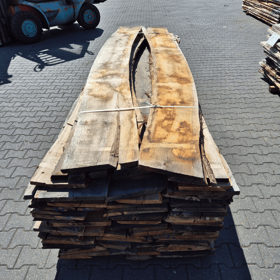 Eiken Schaaldelen 3000-3100x200-300x28mm