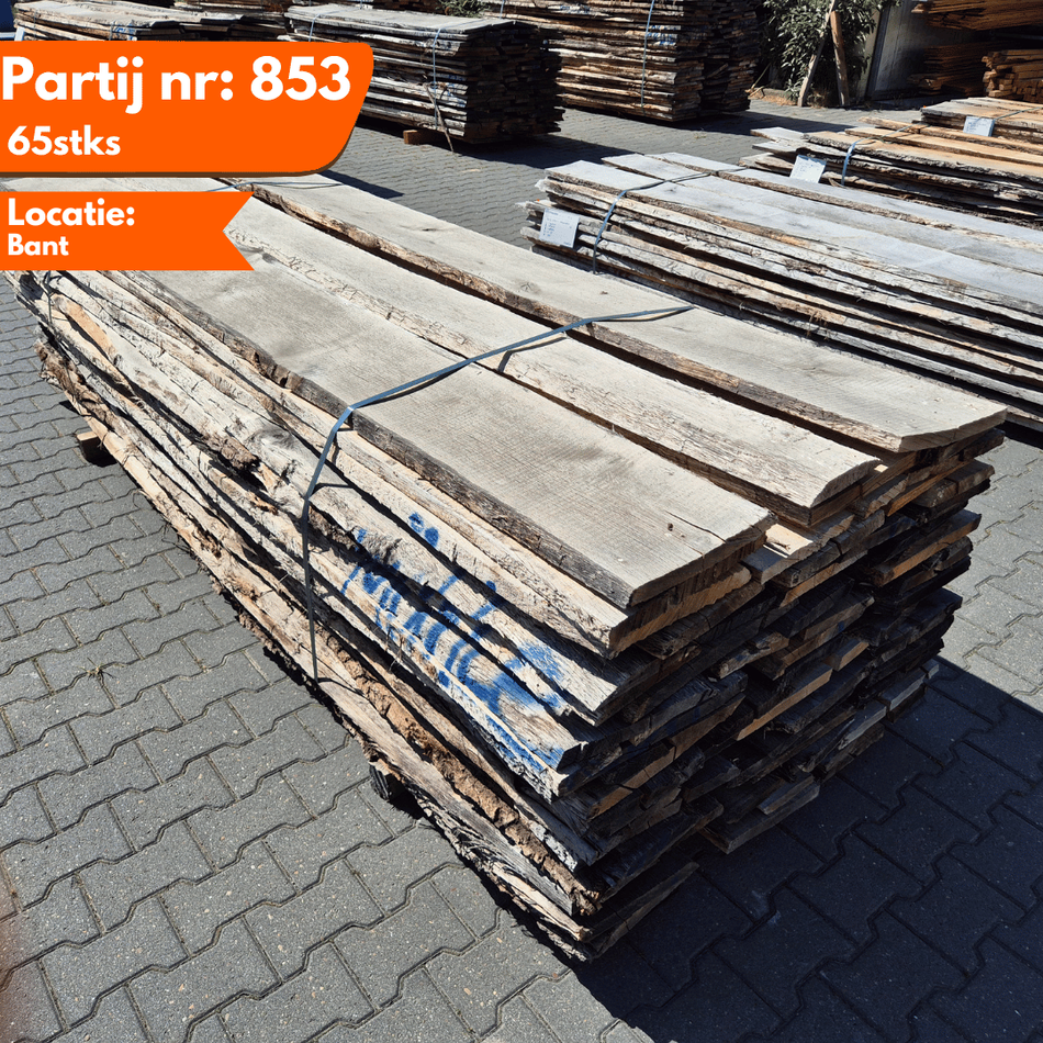 Eiken Schaaldelen 3000-3100x200-300x28mm