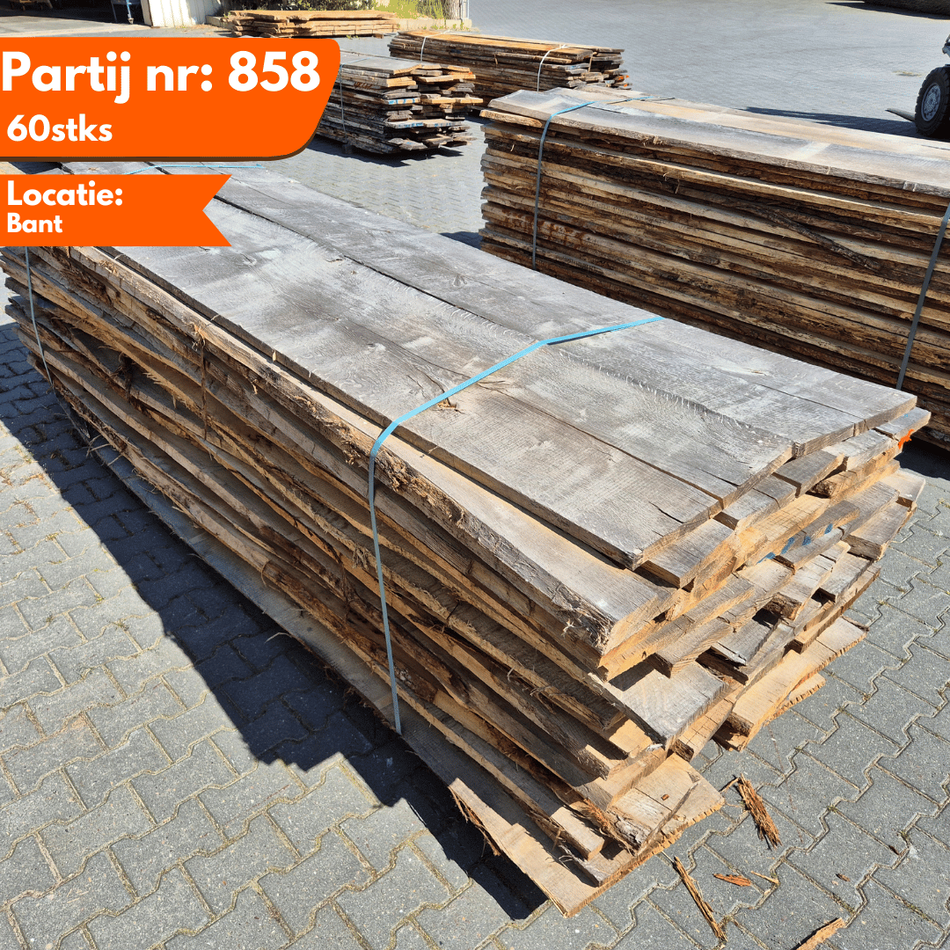 Eiken Schaaldelen 3000-3100x200-400x28mm