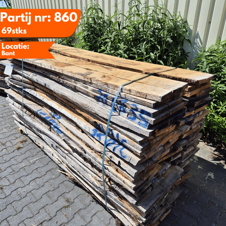 Eiken Schaaldelen 2400-2800x200-350x34mm