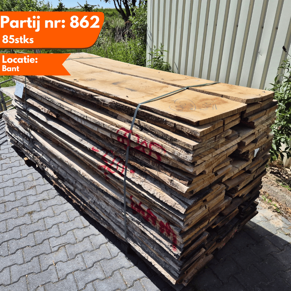 Eiken Schaaldelen 2600-3200x200-450x28mm