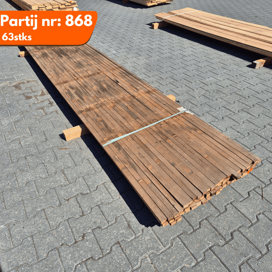 Thermo Vuren Latten/Regels 4200x22x35mm