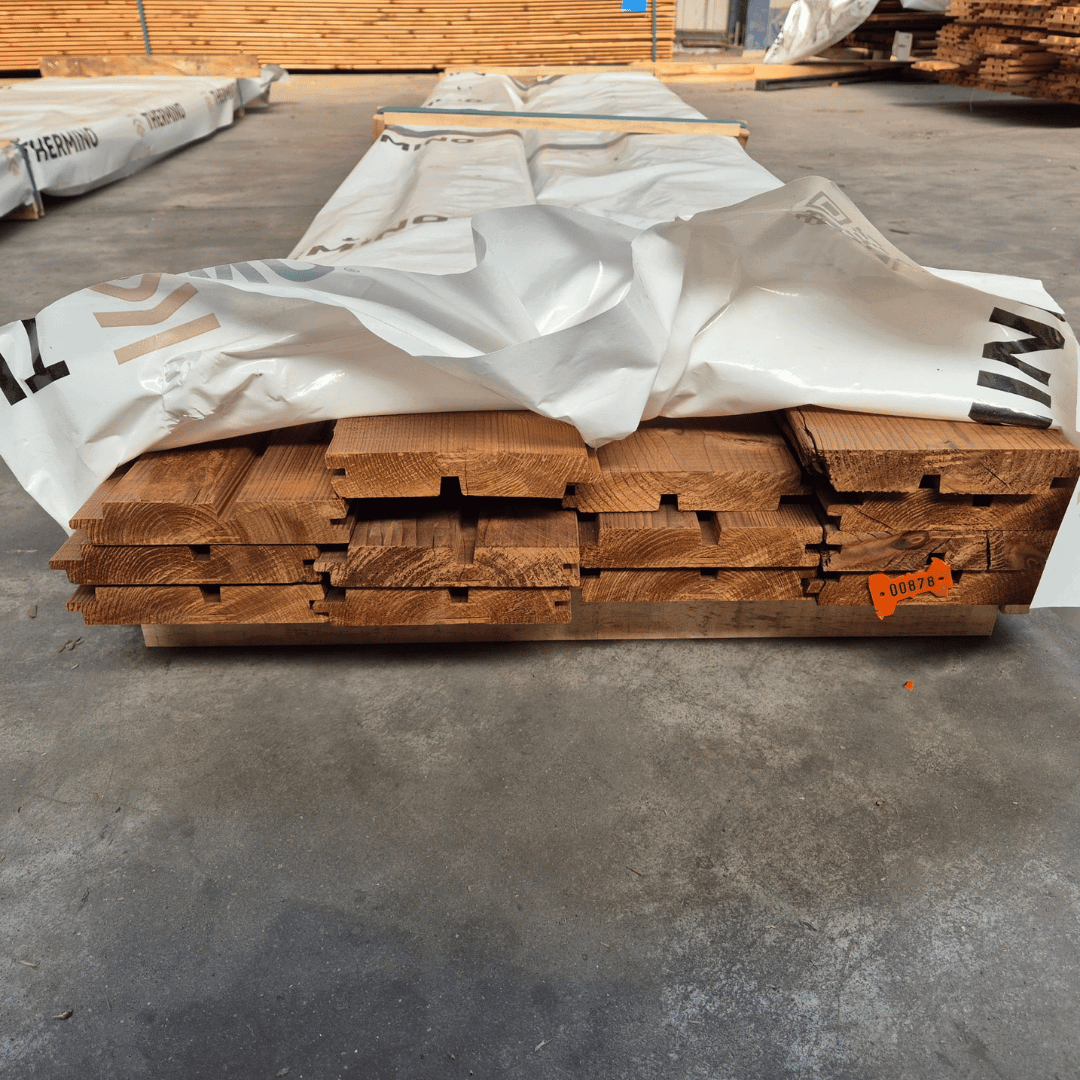 Thermo Vuren Dubbel Rhombus 2700x140x25mm