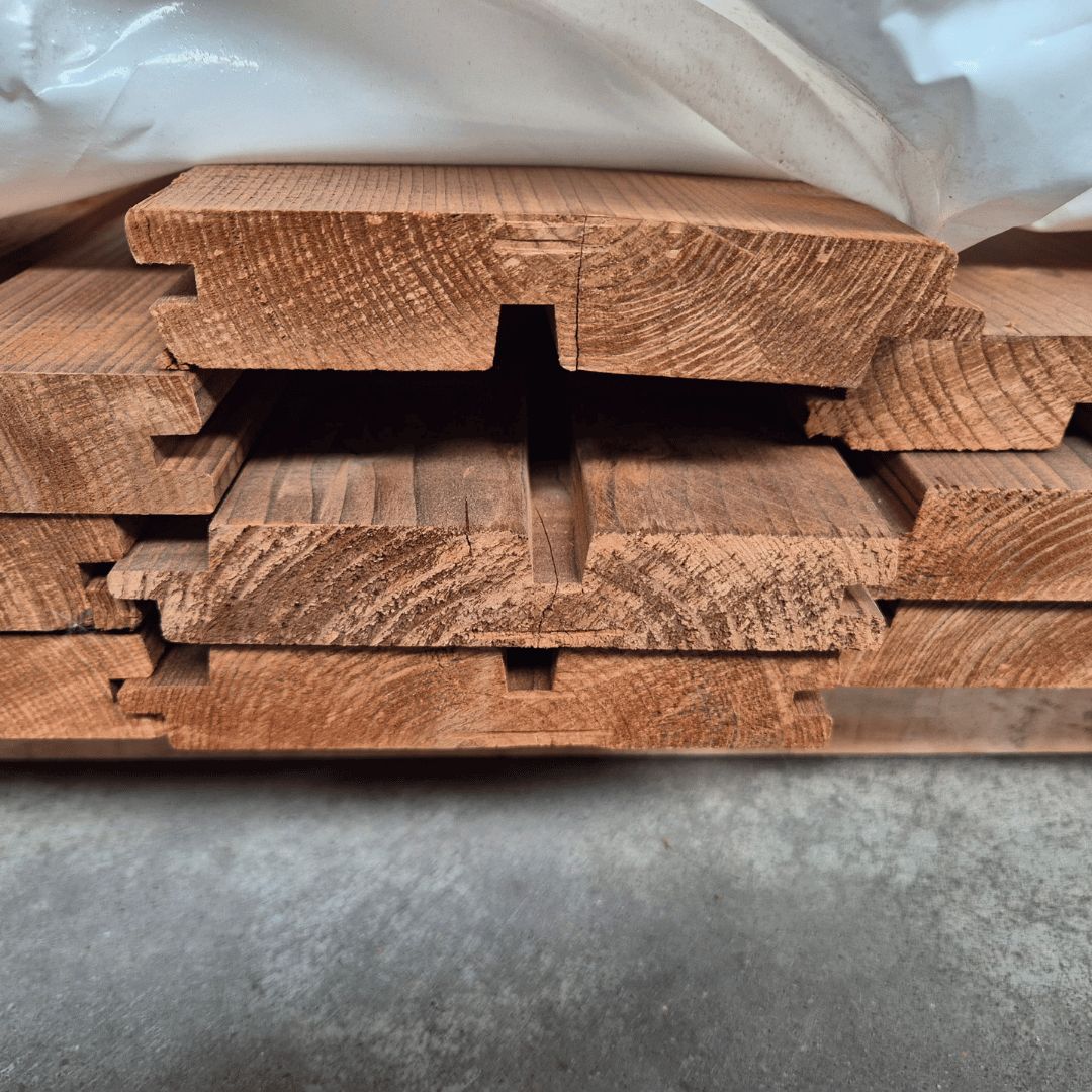 Thermo Vuren Dubbel Rhombus 2700x140x25mm