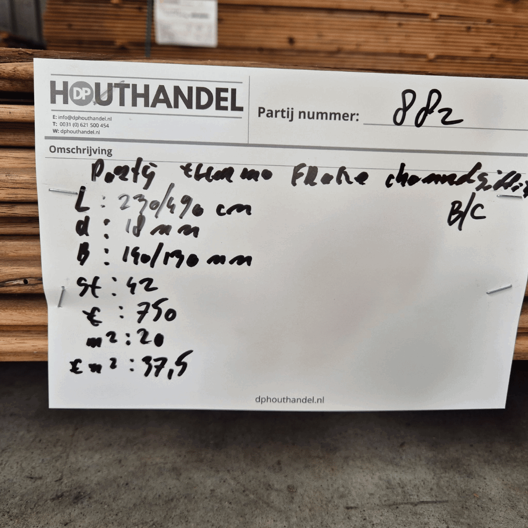 Partij 882 Thermo Frake Channelsiding 2300-4900x140x18mm