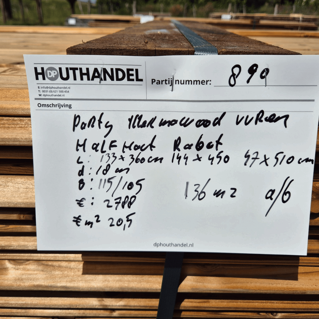 Thermo Vuren Halfhouts Rabat 3600-5100x115x18mm