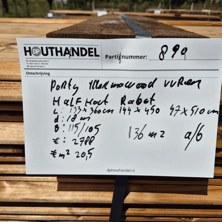 Thermo Vuren Halfhouts Rabat 3600-5100x115x18mm