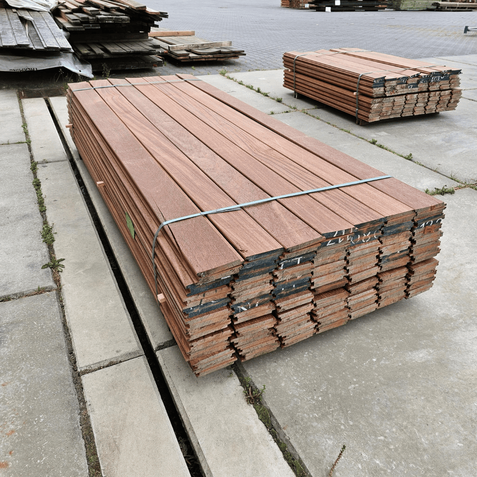 Azobe Geschaafde Planken 2500x135x19mm