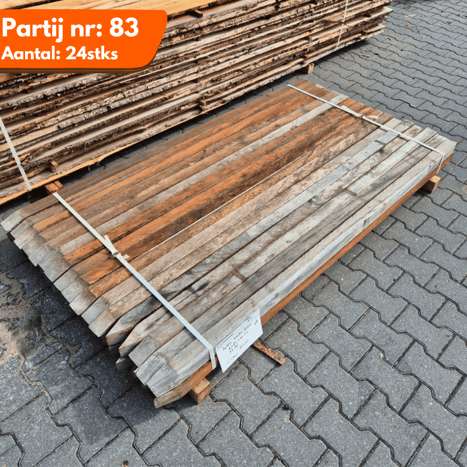 Partij Azobe Palen 2000x60x60mm