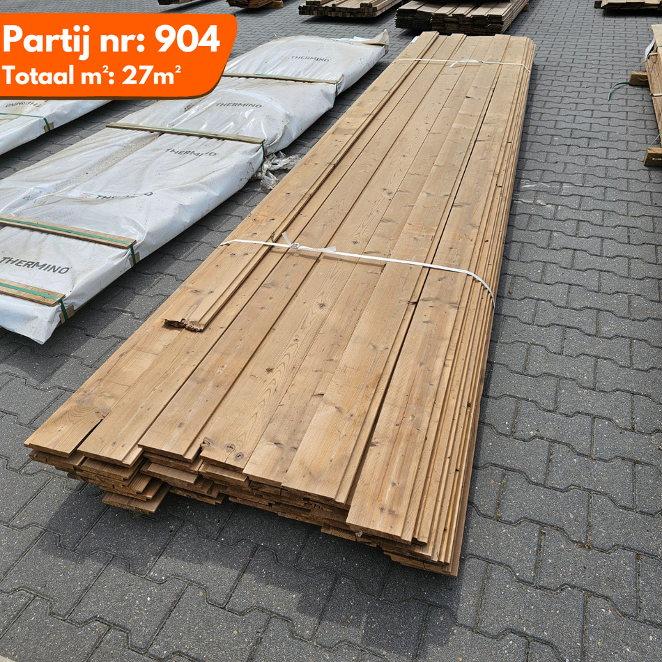 Thermo Vuren Channelsiding 4800x140x18mm