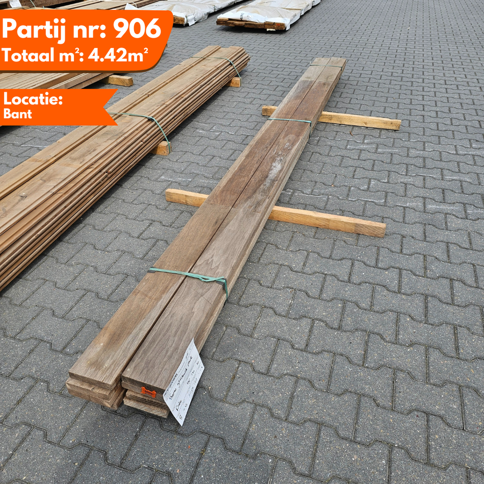 Thermo Frake Geschaafde Plank 3950x140x30mm