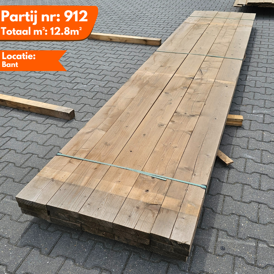 Thermo Vuren Geschaafde Balken 4500x190x43mm