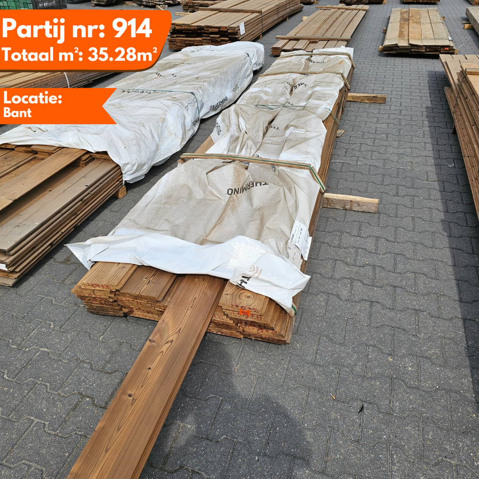 Thermo Vuren Zweeds Rabat 4800x185x12-22mm