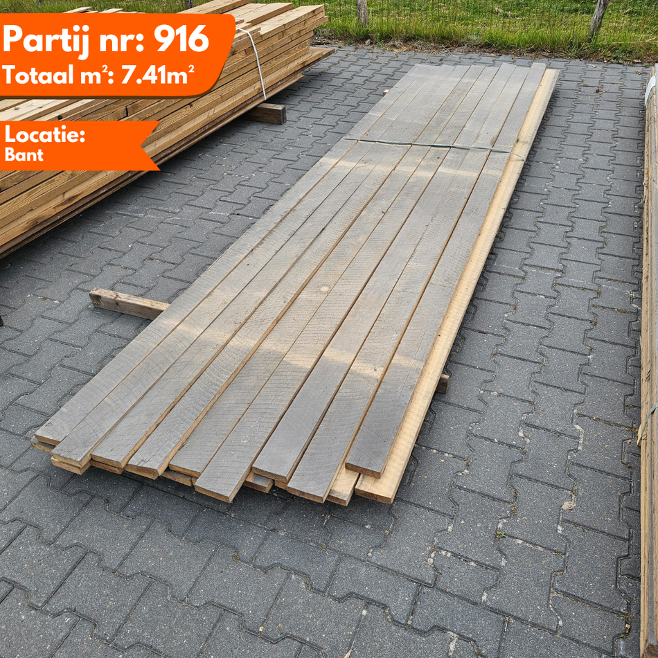 Partij Vuren Balken/Planken 3900x100x25mm