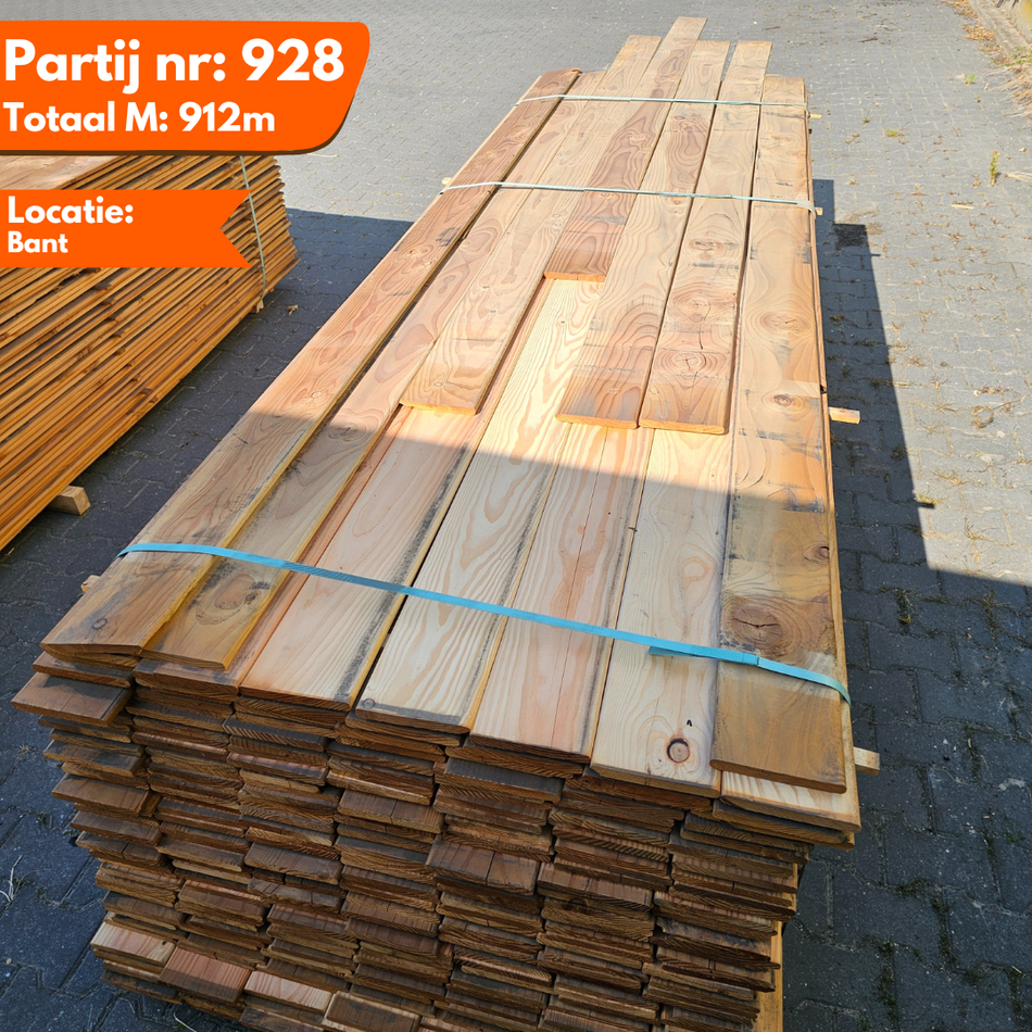 Douglas Schuttingplanken 3000x140x16mm