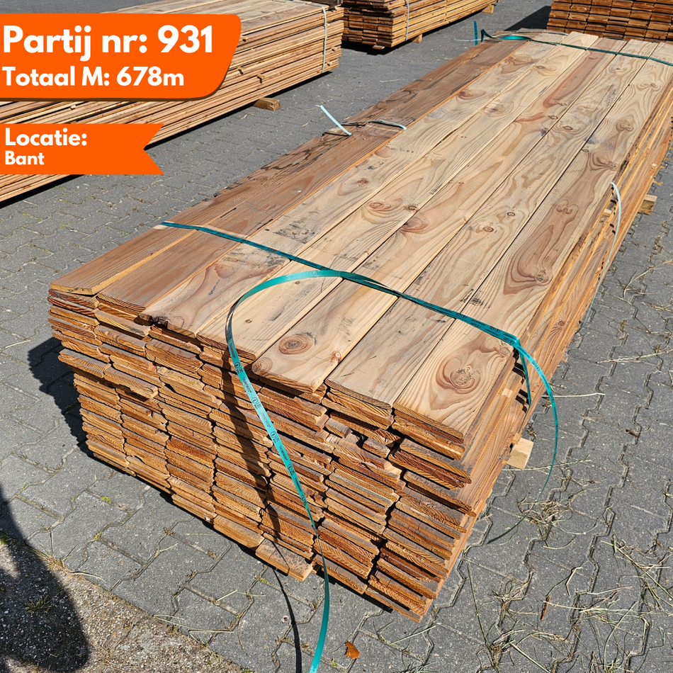 Douglas Schuttingplanken 3000x140x16mm