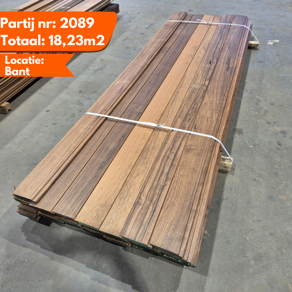 Thermo Frake halfhout Rabat 2750x140-130x19mm Partij 2089